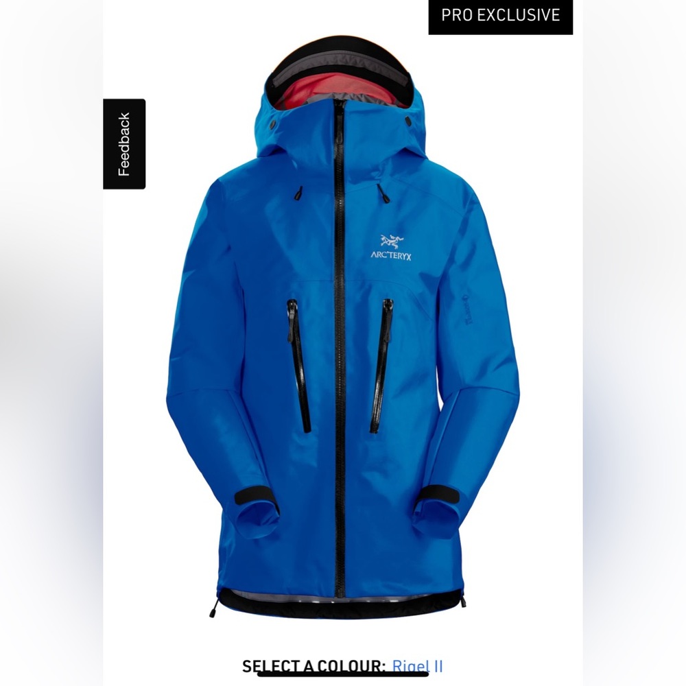 New Arcteryx ALPINE GUIDE JACKET WOMEN'S.